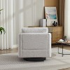 CAVINAS Modern Chenille Swivel Accent Chair with 360-Degree Rotation and Cushioned Seat, Armchair for Living Room or Bedroom - 4 of 4