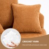 TiramisuBest 41 Inch Accent Chairs Swivel Barrel Chair with Pillows High Resilience Sponge 360 Degree Rotation Lounge Seating for Living Room - 3 of 4