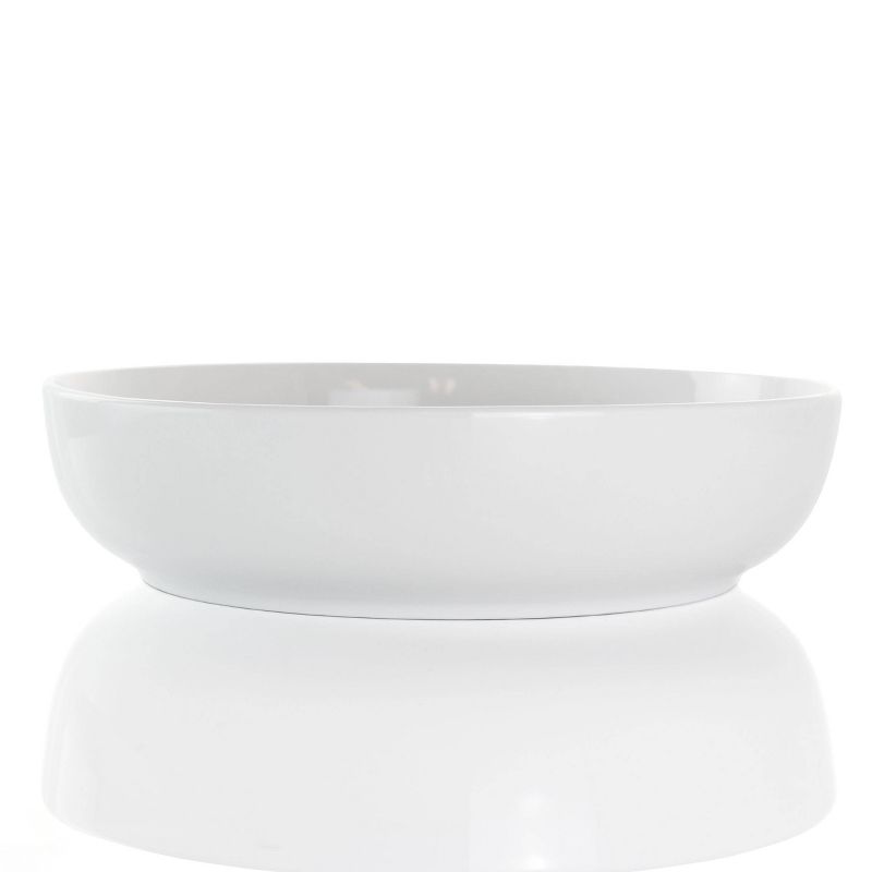 18pc Porcelain Owen Dinnerware Set White - Elama, 5 of 8