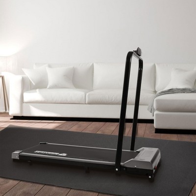 Black 6 x 12 Feet High-Density Slip Resistant Treadmill Mat