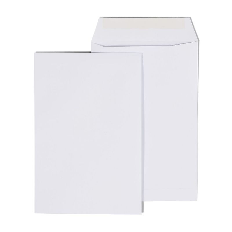 MyOfficeInnovations Gummed Flap Seal Economy White Wove Catalog Envelopes 6" x 9" 250/BX 247668, 1 of 6