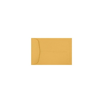 LUX 4 5/8 x 6 3/4 Open End Envelopes 500/Pack 24lb. Brown Kraft (7955-500)