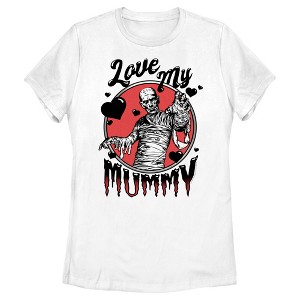 Women's Universal Monsters Mother's Day Love My Mummy  T-Shirt -  - - 1 of 4
