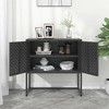 vidaXL Sideboard Anthracite 29.5 in.x13.8 in.x29.5 in. Steel - 3 of 4