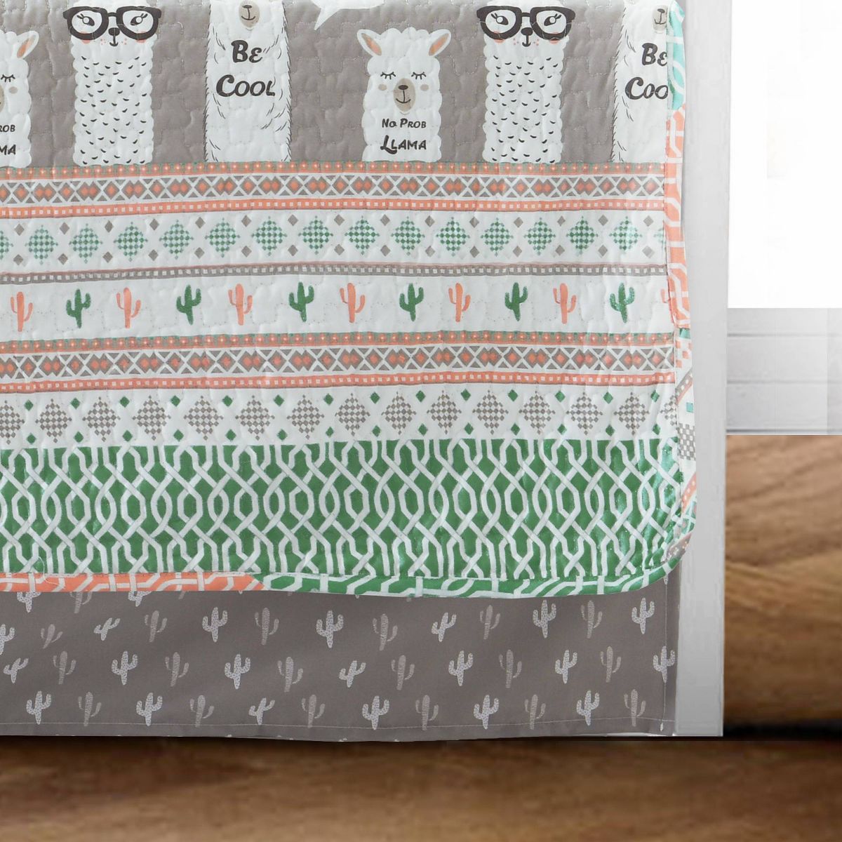 6pc 39"x75" Llama Striped Daybed - Lush Décor - thumbnail 2