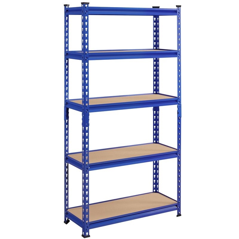 Yaheetech 5-Tier Storage Shelves Steel Frame with Adjustable Shelves Boltless, 1 of 7