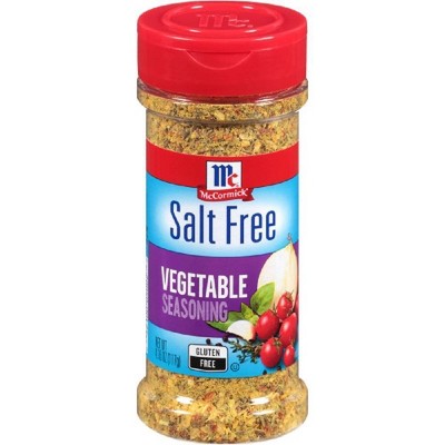 McCormick Salt & Gluten Free Vegetable Seasoning - 4.16oz