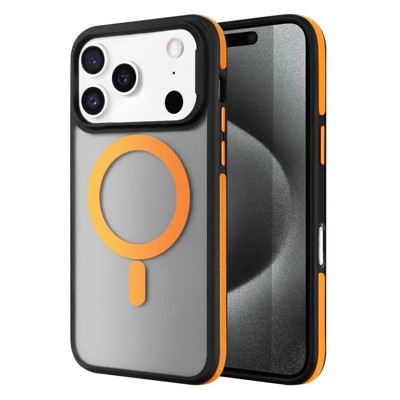 Entronix [Magnetic] Case Compatible with iPhone 17 Pro Max - Translucent Matte Back w/ Rugged Edges