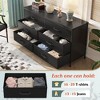 6-Drawer Wide Fabric Dresser and TV Stand, Large Storage Tower Unit with Fabric Bins for Bedroom, Closet, Hallway - 3 of 4