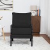 SEYNAR Mid Century Boucle Uplostered Wood Accent Armchair with Cushion Set of 2 - 2 of 4