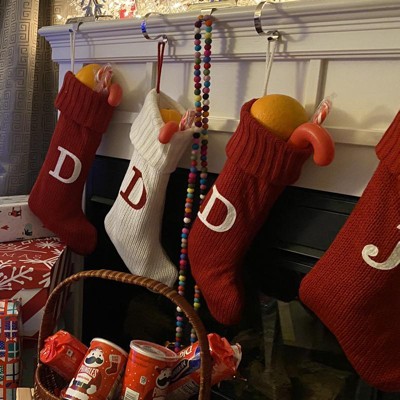 Knit Monogram Christmas Stocking Red Z - Wondershop™ : Target