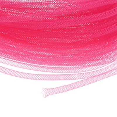 Unique Bargains Elastic Fabric Durable Mesh Tubing Multipurpose Use Waterproof Mesh Tube Ribbon 1 Pc