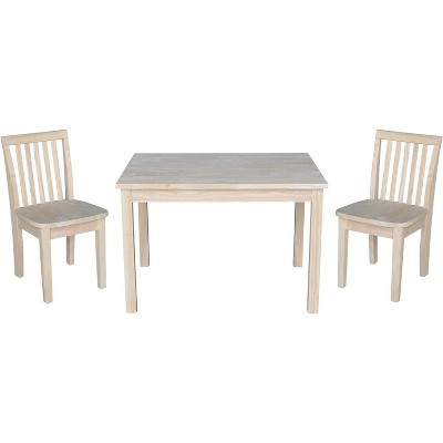 International Concepts Table With 2 Mission Juvenile Chairs