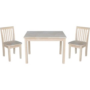 International Concepts Table With 2 Mission Juvenile Chairs - 1 of 4