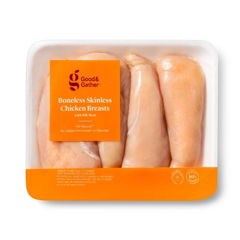 Boneless Skinless Chicken Breast - 1.5-3.2lbs - price per lb - Good & Gather™ - image 1 of 2