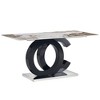 NicBex 63" Modern Rectangular Dining Table with OC Shaped Bracket for Kitchen - 4 of 4