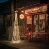 Yescom Vast-Starry 9Ft Solar Christmas Cone Tree Light 640 LED Light 8 Function Outdoor Holiday Decor Warm White - 2 of 4