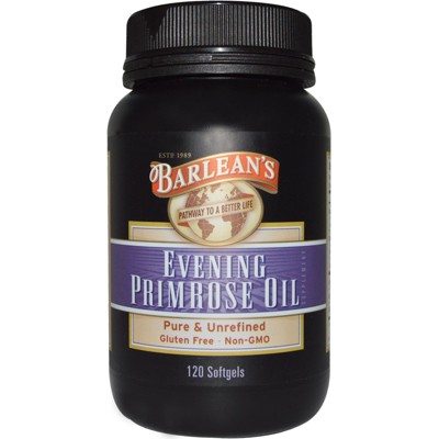 Barlean's Evening Primrose Oil, 120 Softgels, Herbal Supplements