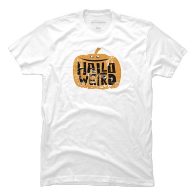 Men's Design By Humans Halloween Halloweird By Spindriftdesigns T-Shirt