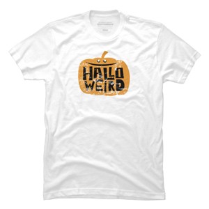 Men's Design By Humans Halloween Halloweird By Spindriftdesigns T-Shirt - 1 of 2