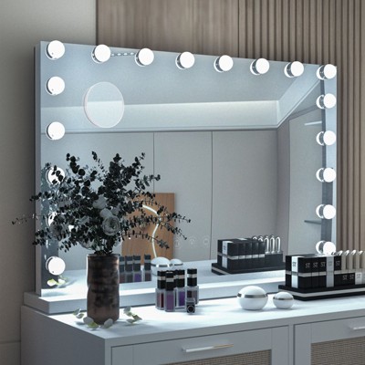 ELECWISH Lighted Vanity Mirror with Stand - 3-Color Adjustable