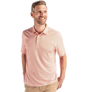Cutter & Buck Pike Eco Symmetry Print Stretch Recycled Mens Polo - 1 of 2