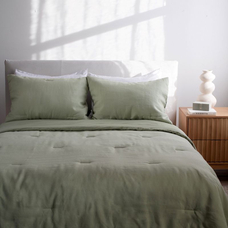 French Linen Comforter & Sham Set | BOKSER HOME, 6 of 12