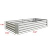Dolonm Raised Garden Bed Kit - Metal Raised Bed Garden  for Flower Planters, Vegetables Herb Green - 3 of 4