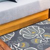 Jellybean Ramona Gray Doormat – Stylish Indoor/Outdoor Accent Mat with Modern Geometric Pattern, Durable, Fade-Resistant & Washable, 20" x 30" - 2 of 3