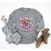 Simply Sage Market Women's Howdy Valentine Disco Ball Long Sleeve Garment Dyed Tee - 3 of 4