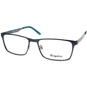 Esquire Mens EQ1524 Blue Light Filter+A/R Lenses Eyeglasses in Satin Black 55 mm - 1 of 4