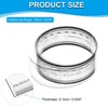 Unique Bargains PET Plastic Folding Film Flexible Ruler with R Angle and Width Lines - 2 of 4