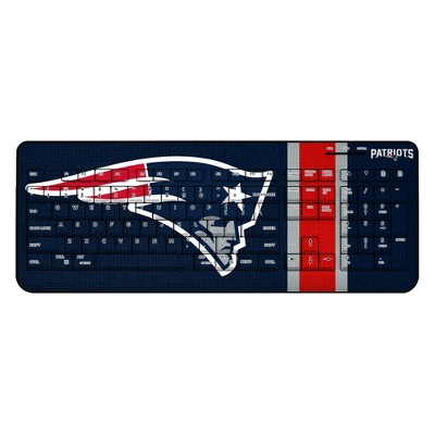 New England Patriots Stripe Wireless USB Keyboard : Target