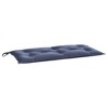 vidaXL Garden Bench Cushion - Non-Slip Navy Blue Oxford Fabric Outdoor/Indoor Seat Pad - 43.3"x19.7"x2.8" - 4 of 4