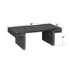 CAVINAS Minimalist Wood Texture Coffee Table for Living Room,Retro Rectangular Center Table,Living Room Furniture - 4 of 4