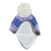 Grand Sierra Toddler (2-4) Lined Striped Winter Hat with Ear Flaps - 2 of 3