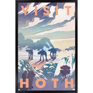 Trends International Star Wars: Hoth - Visit Hoth Framed Wall Poster Prints - 1 of 4