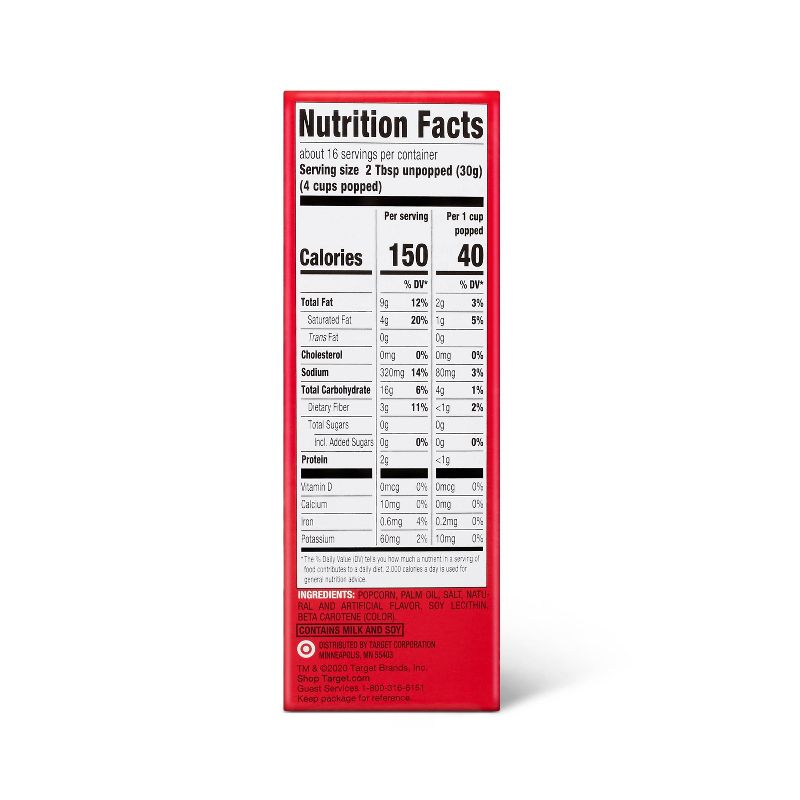 Extra Butter Microwave Popcorn - 6ct - Market Pantry&#8482;, 3 of 4