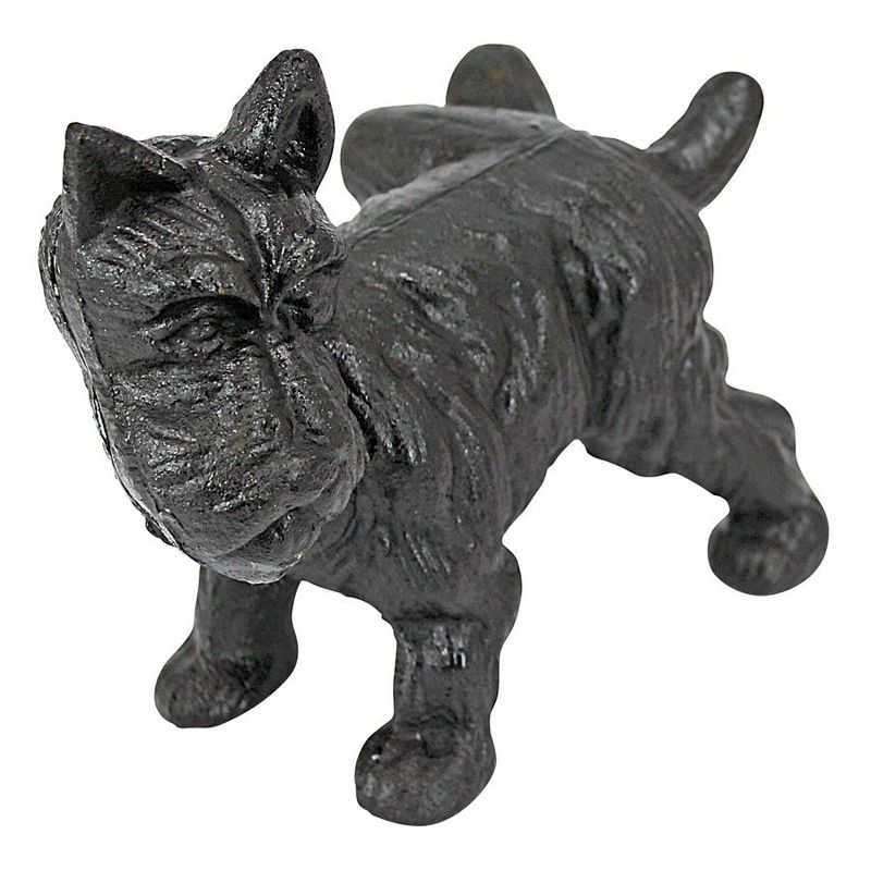 Design Toscano Naughty Peeing Scotty Dog Die-Cast Iron Bookend and Doorstop, 2 of 7