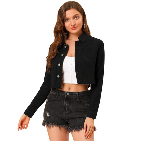 Target black hot sale jean jacket