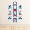 Big Dot of Happiness Ahoy It's a Boy - Hanging Vertical Paper Door Banners - Nautical Baby Shower Wall Decoration Kit - Indoor Door Decor - 3 of 4