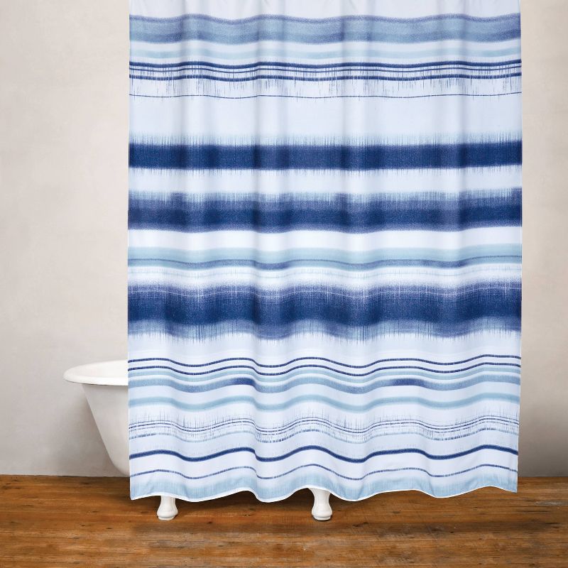 Skye Moves Shower Curtain Navy - Moda at Home, 1 of 5