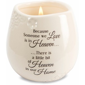 Pavilion Gift Company - Heaven In Our Home - 8 oz - 100% Soy Wax Candle Scent: Tranquility - Flame Candles - 1 of 4