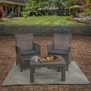 4x6 Geometric Hand Woven Indoor/Outdoor Rug Sand - National Tree Company - 2 of 3