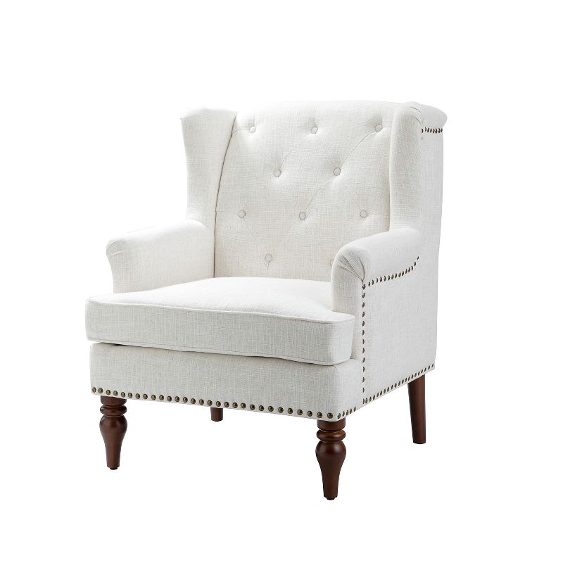 Cecília Living Room Armchair with Nailhead Trim  | ARTFUL LIVING DESIGN, 2 of 11