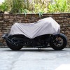 Unique Bargains Lightweight Half Outdoor Waterproof Rain Dust Protector Motorcycle Half Cover 1 Pc - 2 of 4