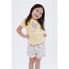 John Deere Floral Girls T-Shirt and French Terry Shorts Outfit Set Toddler - 2 of 4