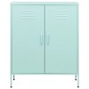 vidaXL Storage Cabinet Olive Green Steel Medium - Mint - 3 of 4