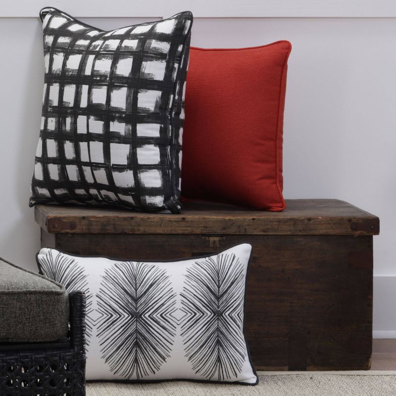 Pure Shock Square Throw Pillow Red - Pillow Perfect, 3 of 4