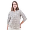 Old Ranch Brands Women's Floral Nadine Top - 4 of 4